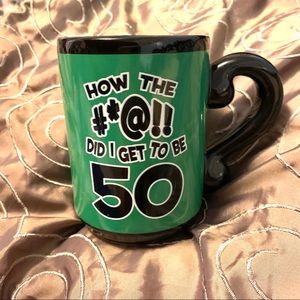 🌈 2/$15 Turning 50 mug by laid back